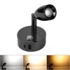 WTNYOU 12V LED Reading Light with Dual Charging Ports, Touch