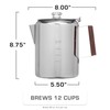 COLETTI Bozeman Percolator Coffee Pot — NO Aluminum or Plastic