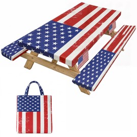 Joyesplay Printed Tablecloth Cover with Storage Bag (Style C)