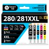 Smart Ink Compatible Ink Cartridges Replacement for Canon 281 280