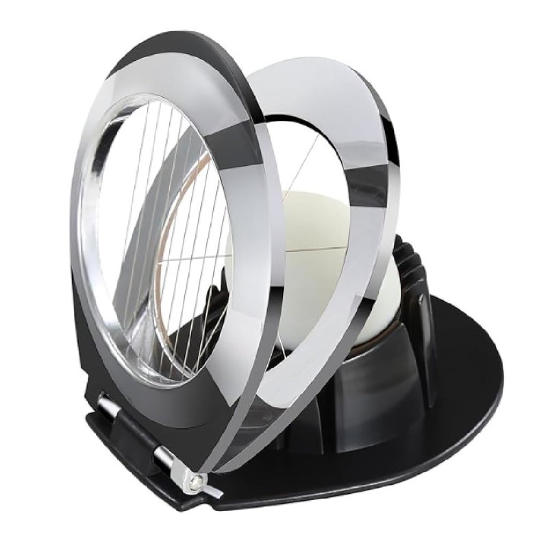 Kellegour Stainless Steel Egg Slicer, Egg Cutting Tool, Stainless Steel