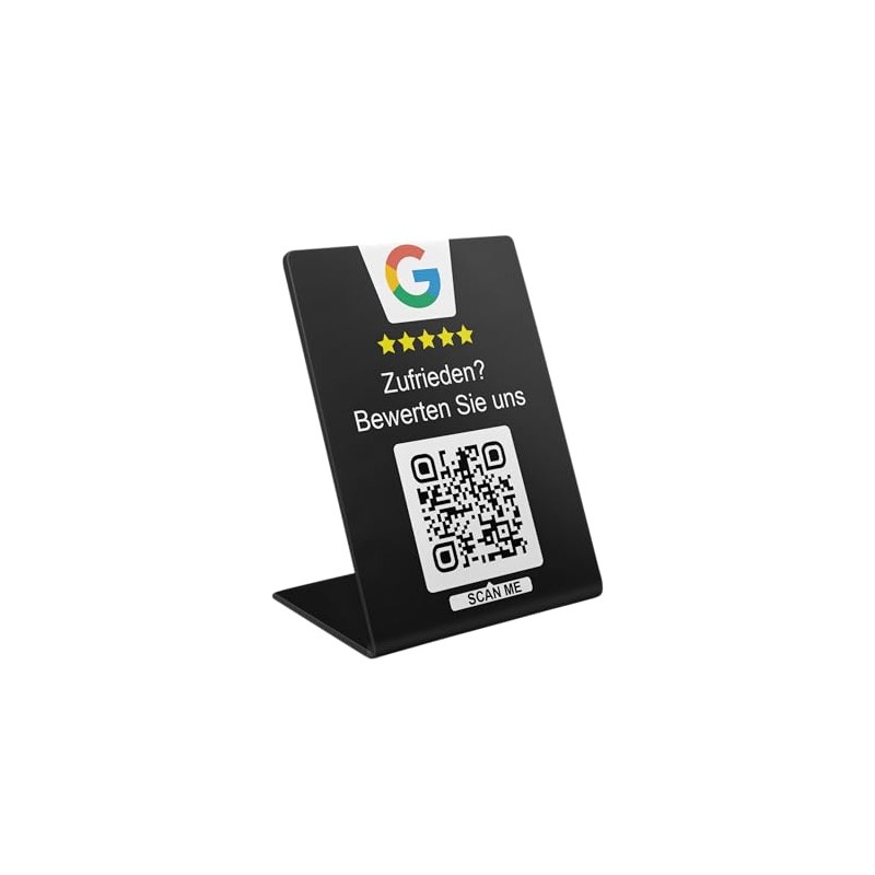 Rating NFC & QR Stand/Display/Sign for Google Restaurant, Shop, Law