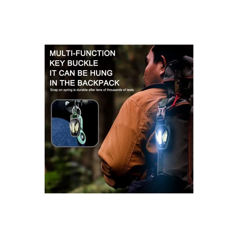 Linternas de bolsillo de alta luminosidad, 500 mAh, 800 lúmenes,