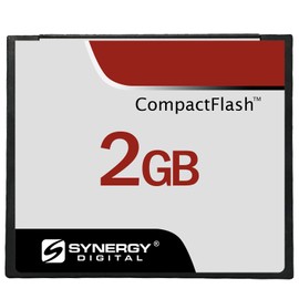 Synergy Digital 2GB Compact Flash Memory Cards, Compatible with HP PhotoSmart 618 Digital Camera - 30MB/s - Pack of 3