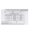 Generic String Action Ruler Gauge, Stainless Steel String Action Ruler