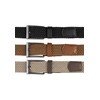 Redbridge Elastic Braided Belt Set of 3 with Metal Clasp