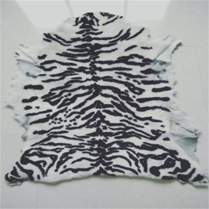 yingda1992 Area Rug Chic Style White Tiger Leopard Printed Australia