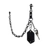 Milkwave Milk Wave Ebling Link Chain Keyring (Leather Tag Full