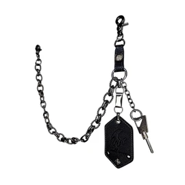 Milkwave Milk Wave Ebling Link Chain Keyring (Leather Tag Full Parts)