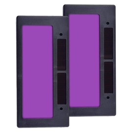 2 Pack Welding Lenses, Solar Auto Darkening Welding Lens Goggle Helmet Filter Shade, Automatic Darkening Horizontal Filter, Welding Front Cover Mask Goggles Lens, 3/11