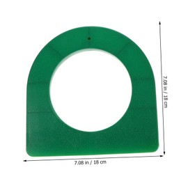 Totority 2pcs Practice Putting Cup Random Flag Lightweight Golf Training Aid for Home and Gym Use Your Putting Skills with Portable Design Random Color