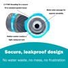 Gilmour Heavy Duty Garden Hose Nozzle, Swivel Connect, 5 Spray