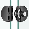 Sliding Double Glass Door Lock, Home, Office Single Door Lock,
