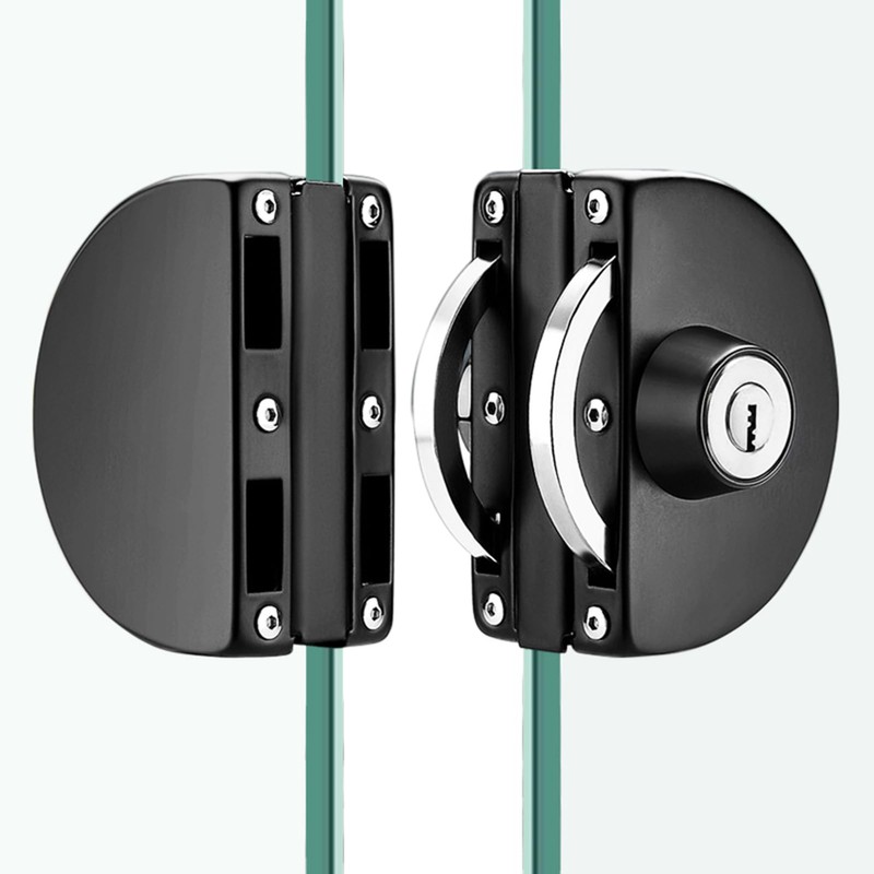 Sliding Double Glass Door Lock, Home, Office Single Door Lock,
