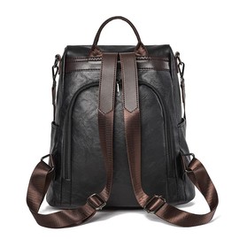 Wishliker Women's Backpack, Anti-Theft, Waterproof, Multifunctional School Bags, H-Black, Einheitsgröße