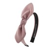 Carede Solid Bow Headbands for Women Twist Knot Headbands Wired
