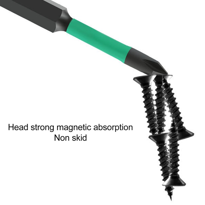 10Pcs Magnetic Screwdriver Bit Set Cross Star Non Slip High