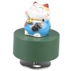Music Box Round Shape Fortune Cat Style Pleasing Melody Exquisite