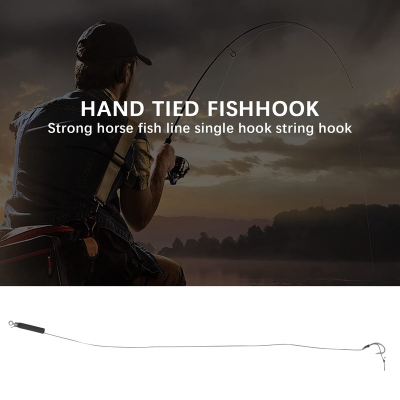 Ocnvlia 30 X Hair Rigs Barbless Size 6 8 10