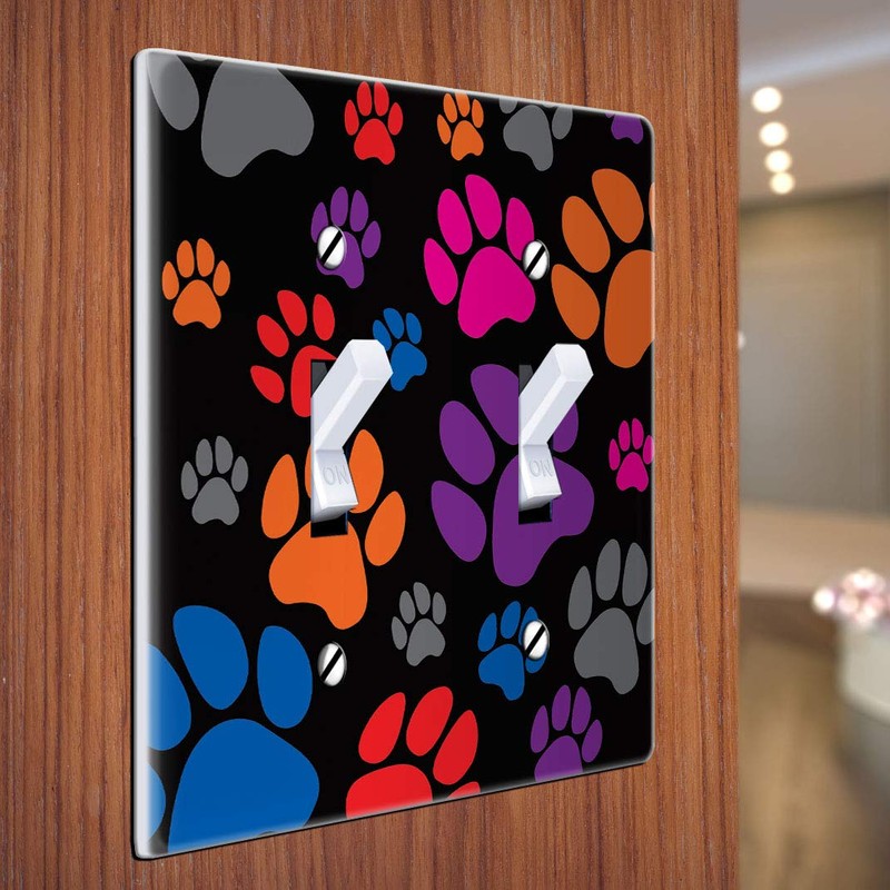 WIRESTER Double Gang Toggle Light Switch Plate/Wall Plate Cover -