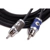 Kicker 46QI25 Q-Series 2-Channel RCA Interconnects, 5.0 Meter