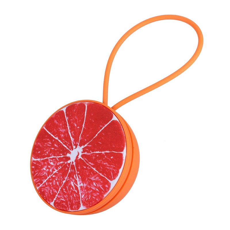 Small Portable Bluetooth Outdoor Fruit shaped Speaker USB Music Player