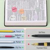 Mr. Pen- Round Transparent Sticky Notes, 560 Pcs, Pastel Colors,
