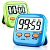 Azosowo 2 Pack Digital Timer for Kids, Magnetic Kitchen Timers