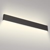 Aipsun 43.3in/40W Modern Black Vanity Light Fixtures LED Bathroom Wall