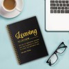 Sixrip Leaving Definition 160 Blank Pages Spiral Notebook, Funny Leaving