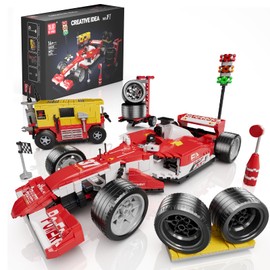 Mould King F1 Performance Race Car Building Set 1:12 Scale 10035 Model Car Building Kit for Adults and Kids Age 14+ Collectible Sports Car Construction Set Build and Display Model for Home Decor