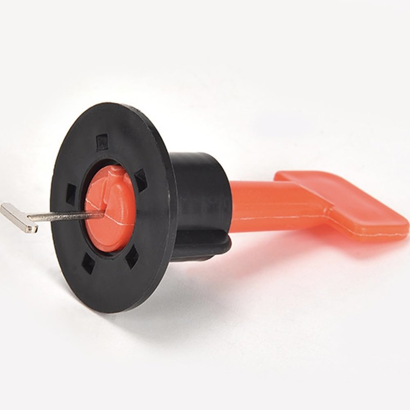 Aisamco Tile Leveling System Kit,100pcs Orange Reusable Tile Spacers,2 Special