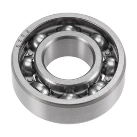 Kozelo 1pcs 6202 Deep Groove Ball Bearings - [15mm x 35mm x 11mm] Chrome Steel Balls for Motors Machine Tool Gearboxes Bearing Use, Open Type