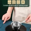 Stainless Steel Saucepan Professional Home Cooking Sauce Pan with Pour