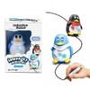 Penguin Inductive Toy Follow Drawn Line Toy Cute Penguin Model