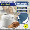 Breadmaker Paddle with the Original Code EH1263 for DeLonghi BDM750W
