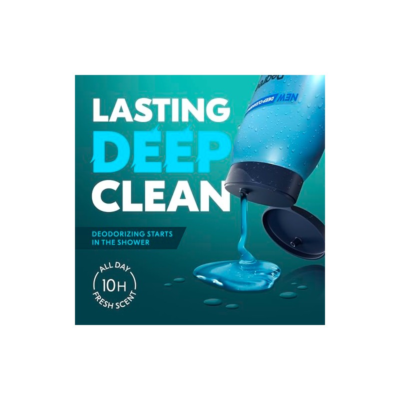 Degree All Day Fresh Body Wash Cool Rush Deep Cleansing