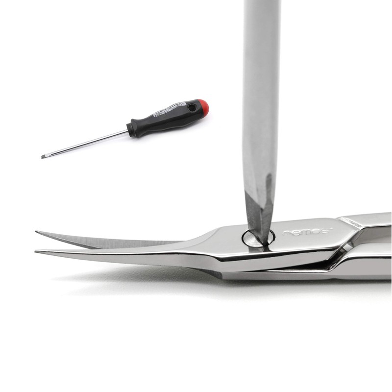 REMOS Manicure Cuticle Scissors Made of Hardened Steel for Cutting