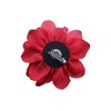 Large Camellia Satin Fabric Flower Brooch Pins Hairpin for Women,ladies.