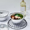 Ziliny 24 Disposable Aluminum Pot with Lid Round Foil Pans