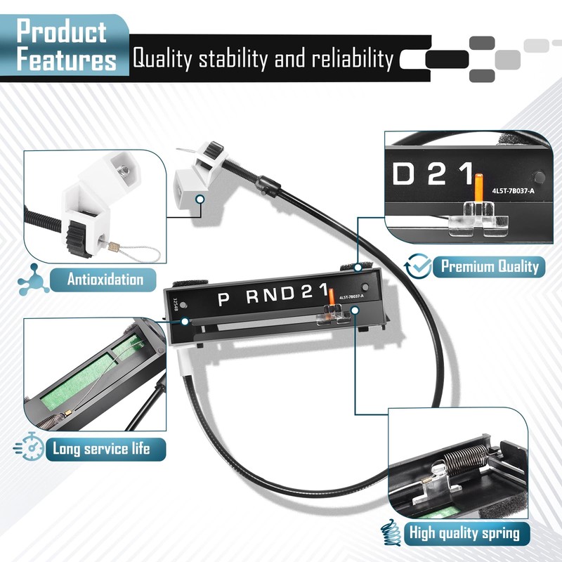 6L5Z-7A110-AA Gear Shift Indicator Assembly suitable for 2004-2011 Ford Ranger