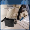 INFINAUTO Car Trash Can Front Rear Seats 10.2" Length 4.3"