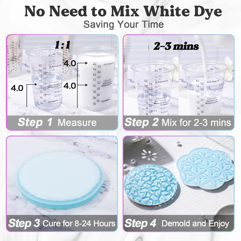 44OZ White Epoxy Resin