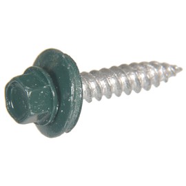 The Hillman GroupThe Hillman Group 35284 Self-Piercing Sheeters Screw Green 10 x 1 40-Pack