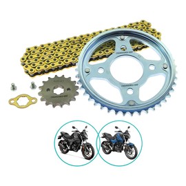 Kit Arrastre Sprocket Racing Para Hero Hunk 160r 150 Dorada
