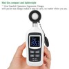 Digital Light Meter,V·Resourcing Handheld Illuminance Meter with Ambient Temperature Measurer,Range
