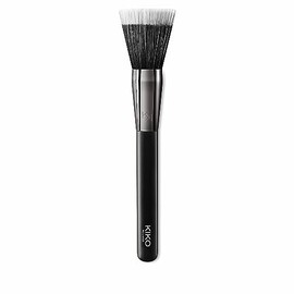 KIKO Milano Face 04 Stippling Foundation Brush, Rounded Brush with Synthetic Fibres for Liquid or Creamy Foundations