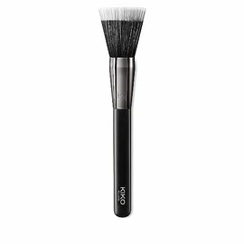 KIKO Milano Face 04 Stippling Foundation Brush, Rounded Brush with Synthetic Fibres for Liquid or Creamy Foundations