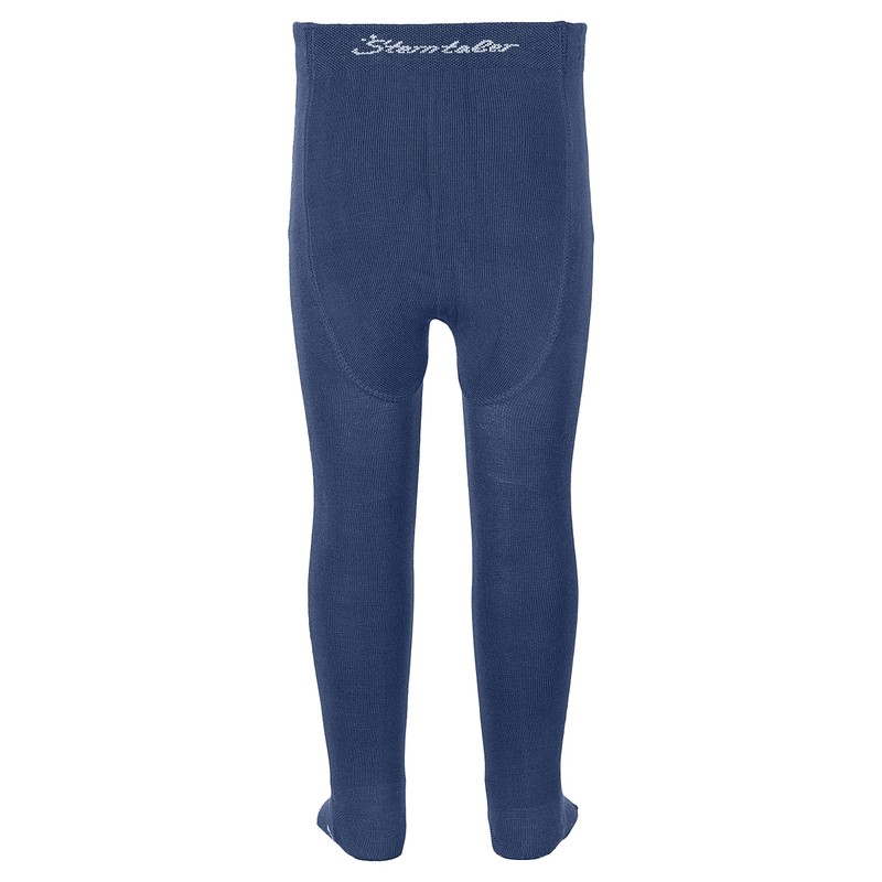 Sterntaler Baby Boys Tights Baby Toddler Tights Plain, blue