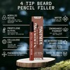 Striking Viking Beard Pencil & Bristle Brush for Men -